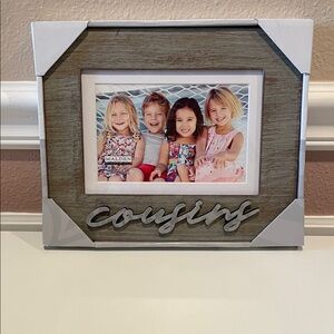 Malden Brown and White Cousins Frame